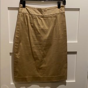 Banana Republic Tan Cotton skirt